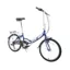 Ammaco Pakka Compact 20 Inch Wheel Folding Bike Blue