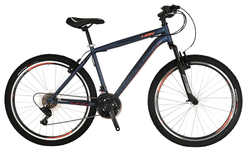 Salcano Lion V 26 Inch Wheel Mountain Bike Azure Blue/Orange