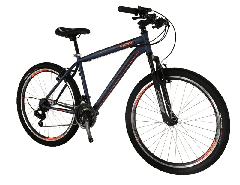 Salcano Lion V 26 Inch Wheel Mountain Bike Azure Blue/Orange-1