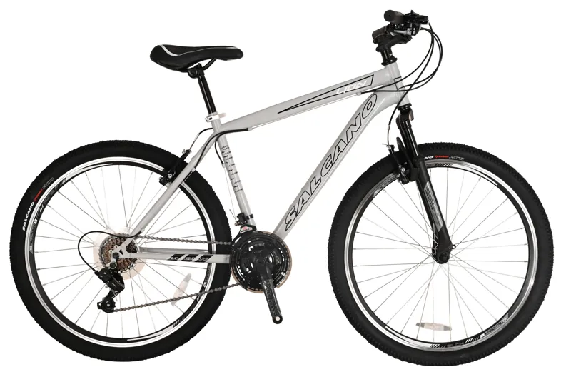 Salcano Lion V 26 Inch Wheel Mountain Bike Light Grey/Black