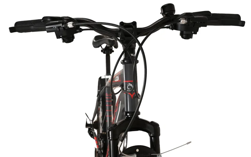 Salcano Lion V 26 Inch Wheel Mountain Bike Dark Grey/Red-2
