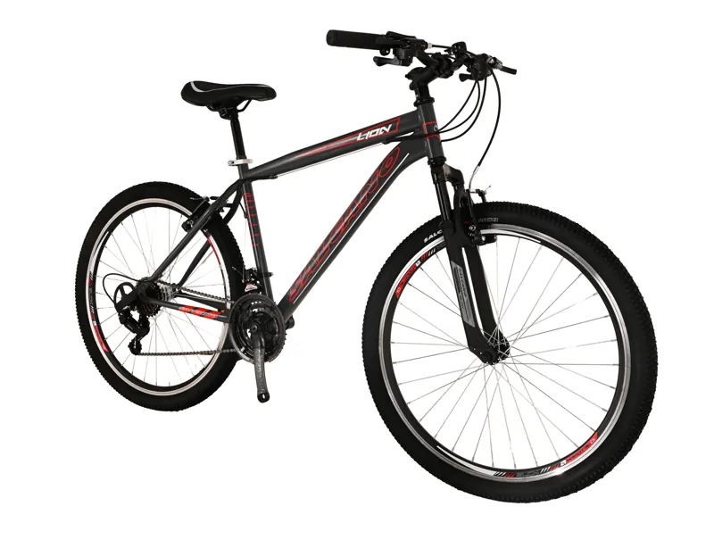 Salcano Lion V 26 Inch Wheel Mountain Bike Dark Grey/Red-1