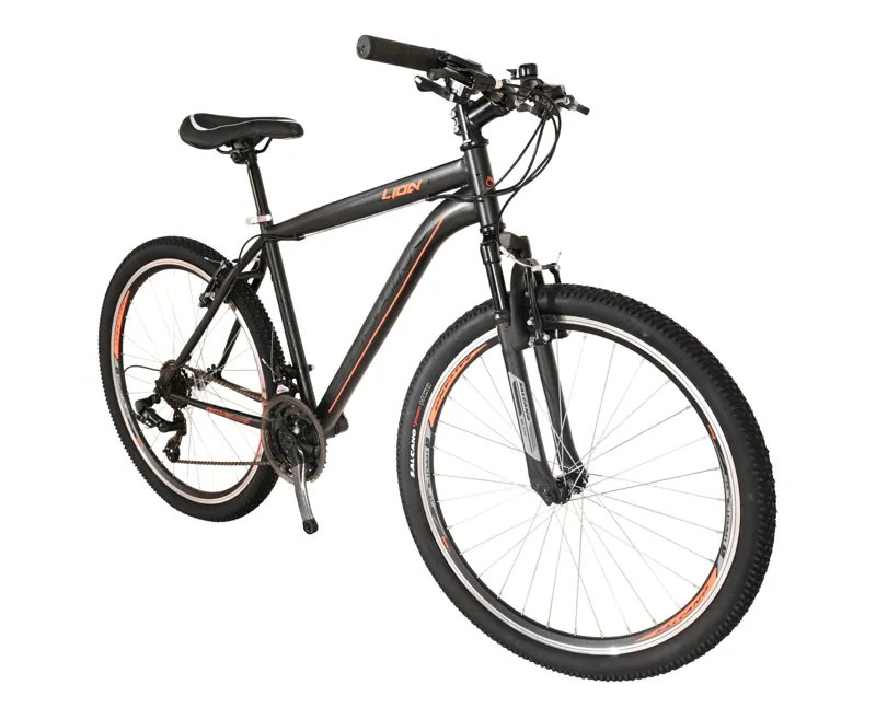Salcano Lion V 26 Inch Wheel Mountain Bike Black/Orange-1