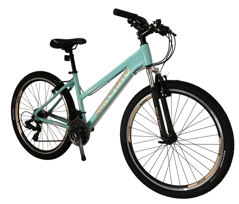 Salcano NG Team 300 26 Inch Wheel Mountain Bike Turquoise/Gold-1