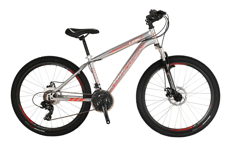 Salcano Lion 26 Inch Wheel Mountain Bike Chrome/Red