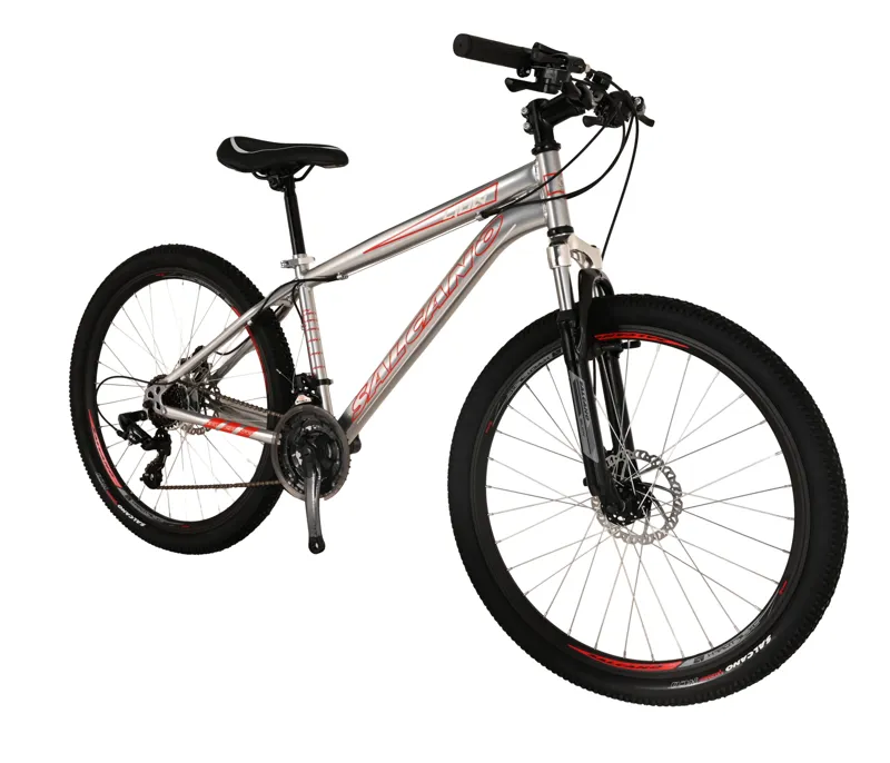Salcano Lion 26 Inch Wheel Mountain Bike Chrome/Red-1