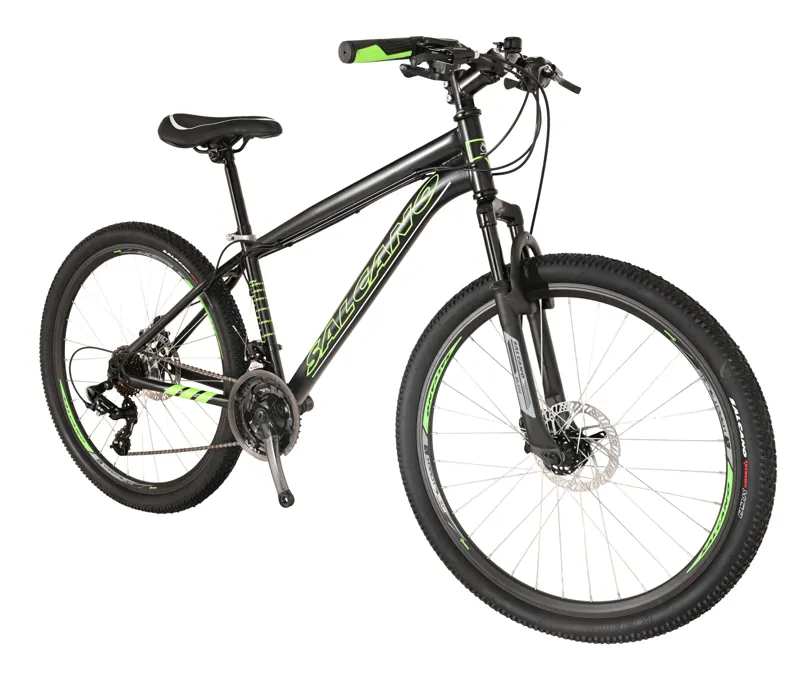 Salcano Lion 26 Inch Wheel Mountain Bike Black/Green-1
