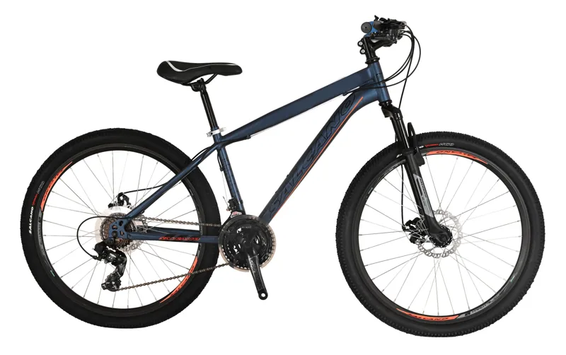 Salcano Lion V 26 Inch Wheel Mountain Bike Azure Blue/Orange