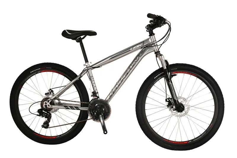Salcano Lion 26 Inch Wheel Mountain Bike Chrome/Black