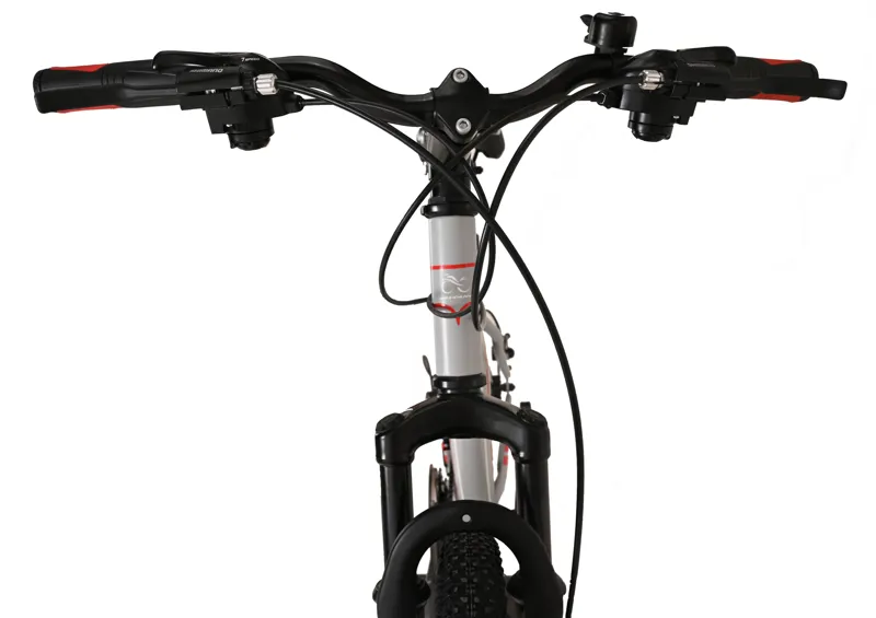 Salcano Lion 26 Inch Wheel Mountain Bike Light Grey/Red-2