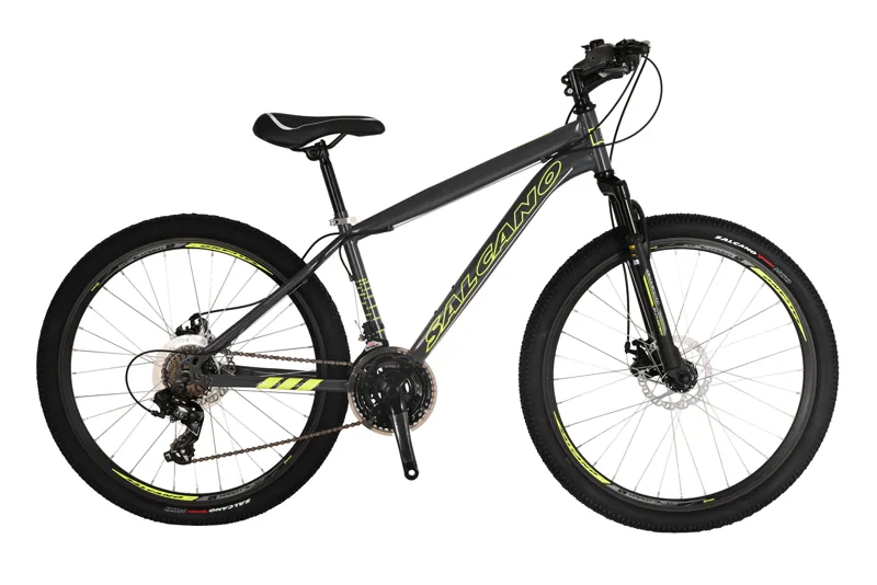 Salcano Lion 26 Inch Wheel Mountain Bike Dark Grey/Yellow