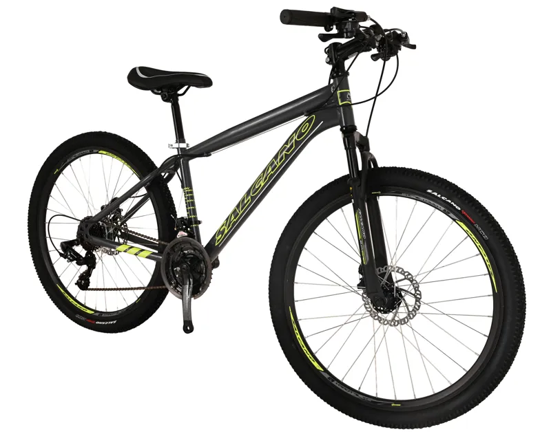 Salcano Lion 26 Inch Wheel Mountain Bike Dark Grey/Yellow-1