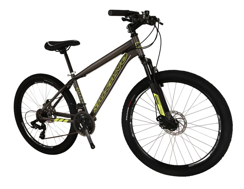 Salcano Lion 26 Inch Wheel Mountain Bike Platin/Yellow-1