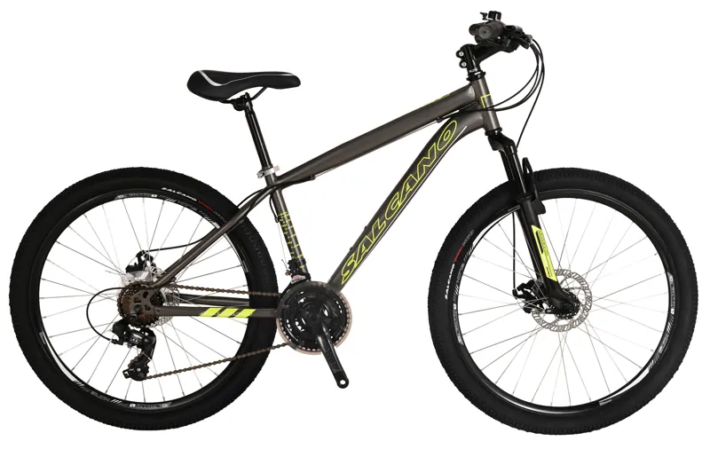 Salcano Lion 26 Inch Wheel Mountain Bike Platin/Yellow