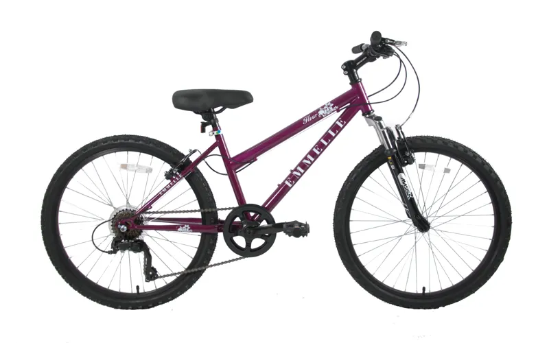 Emmelle Fleur 24 Inch Wheel Kids Bike Purple-1