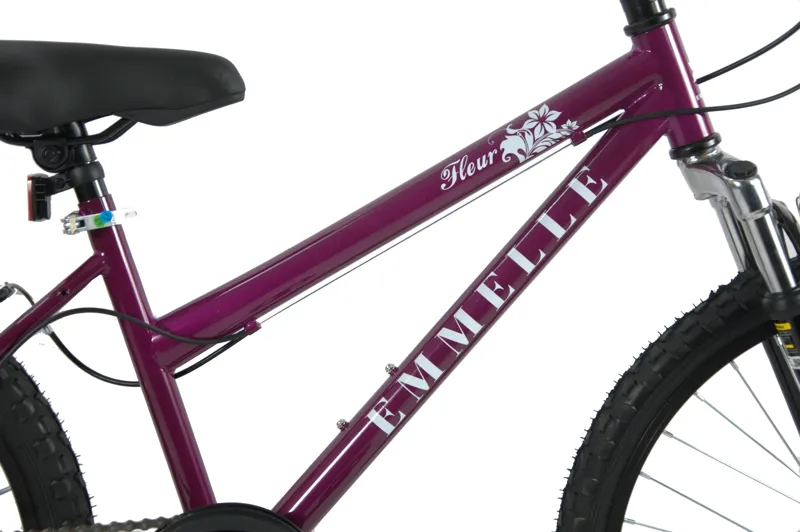 Emmelle Fleur 24 Inch Wheel Kids Bike Purple-2