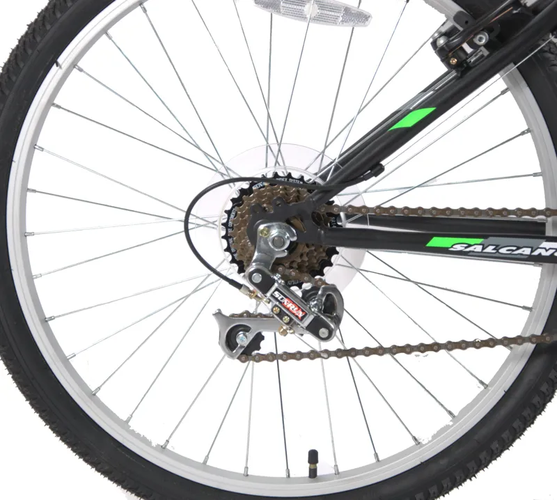 Salcano Excel 24 Inch Wheel Kids Bike Black Green-4