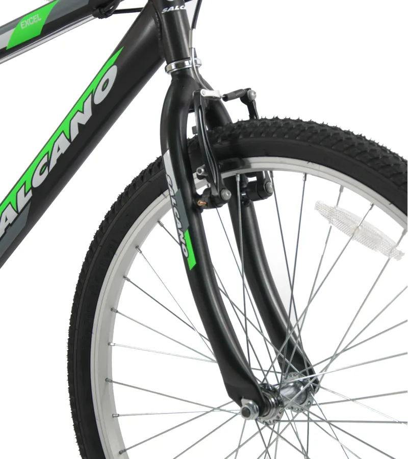 Salcano Excel 24 Inch Wheel Kids Bike Black Green-3