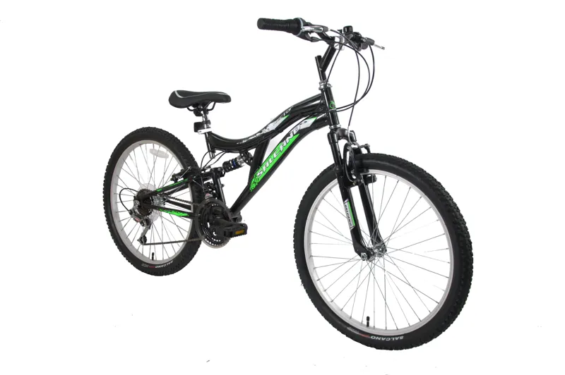 Salcano Hector 24 Inch Wheel Kids Bike Black Green