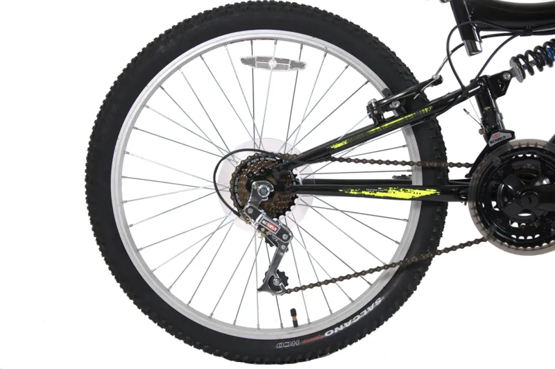Salcano Hector 24 Inch Wheel Kids Bike Black Yellow-4