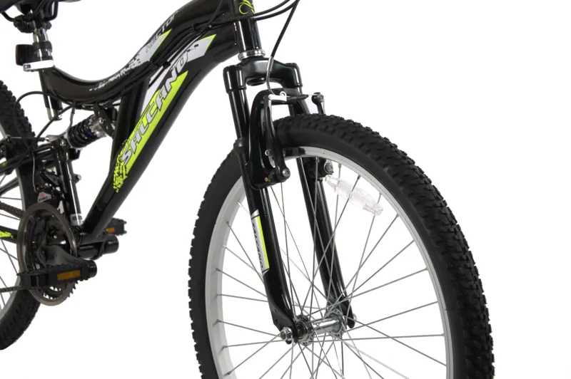 Salcano Hector 24 Inch Wheel Kids Bike Black Yellow-3
