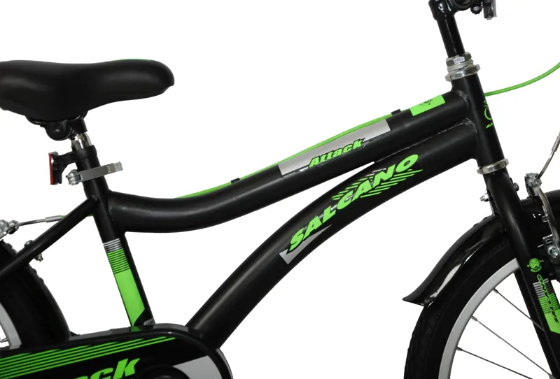Salcano Attack 20 Inch Kids Bike Black Green-2