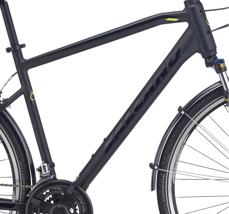 Salcano Istanbul Commuter Hybrid Bike Black-3