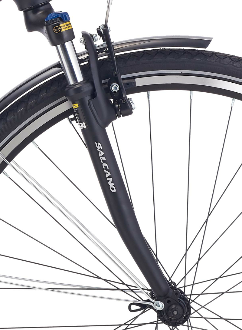 Salcano Istanbul Commuter Hybrid Bike Black-1