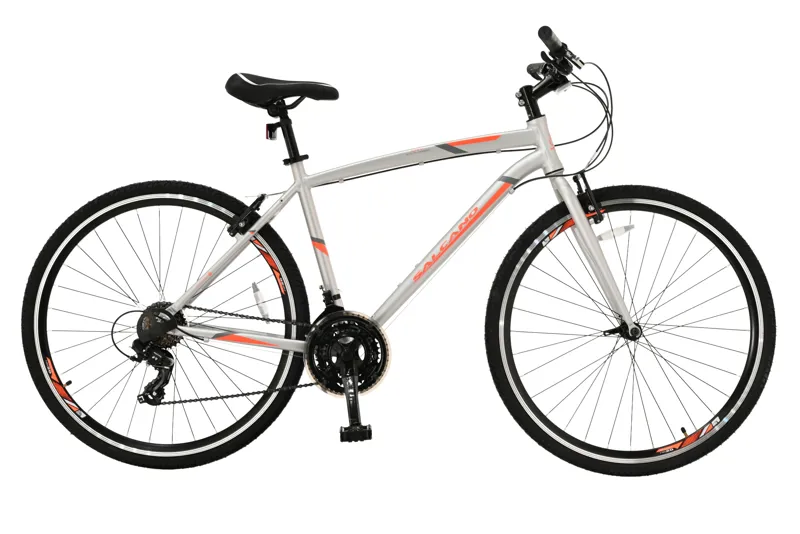 Salcano City Explorer 700c Sports Hybrid Bike Grey/Orange