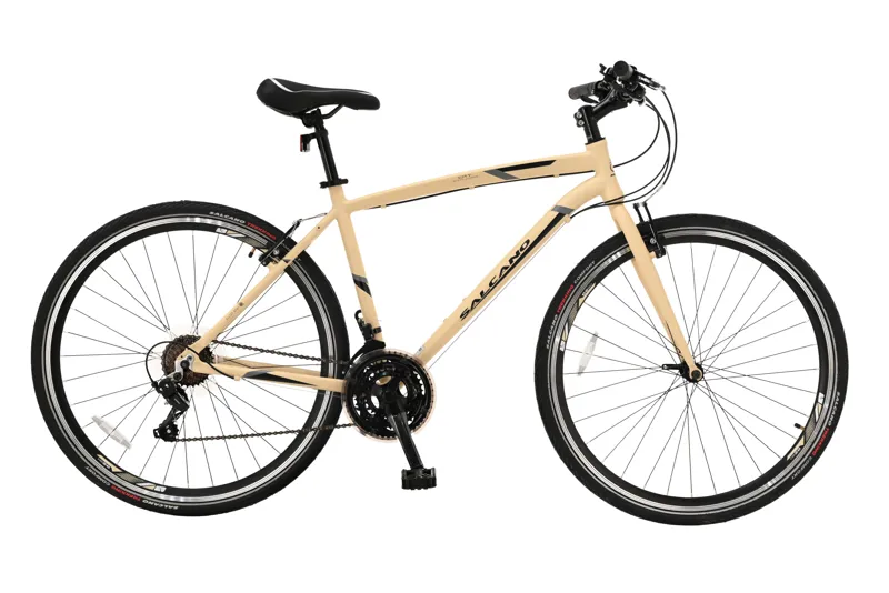 Salcano City Explorer 700c Sports Hybrid Bike Cream/Black