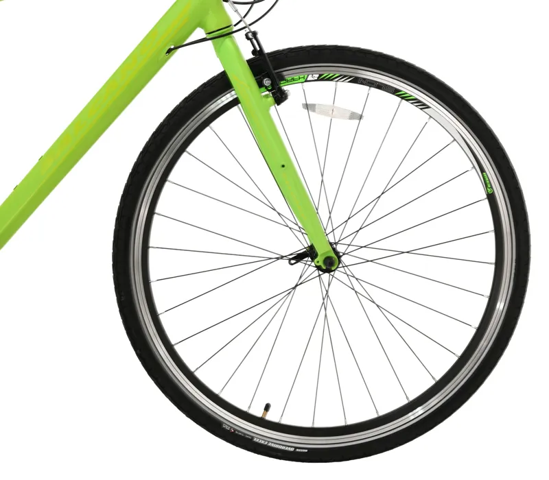 Salcano City Wind 700c Sports Hybrid Bike Green-2