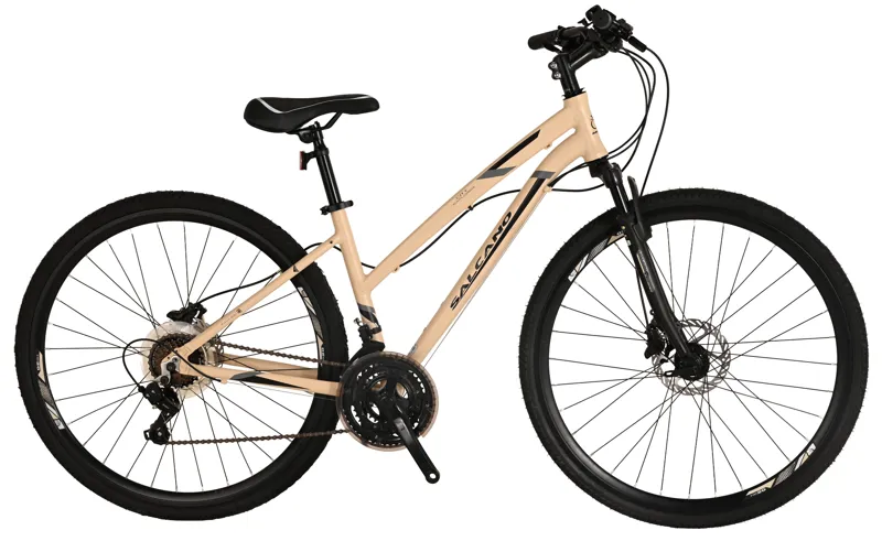 Salcano City Explorer 700c Sports Hybrid Bike Cream/Black