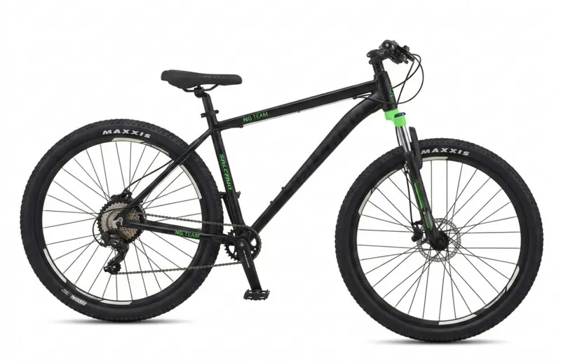 Salcano NG Team 100 2x9 27.5 Mountain Bike Black/Green