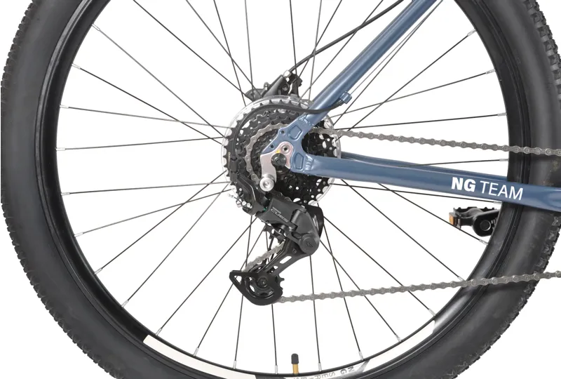 Salcano NG Team 100 1x8 29er Mountain Bike Azure Blue/White-5