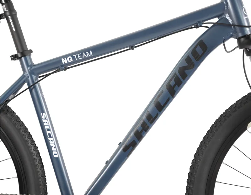 Salcano NG Team 100 1x8 29er Mountain Bike Azure Blue/White-2