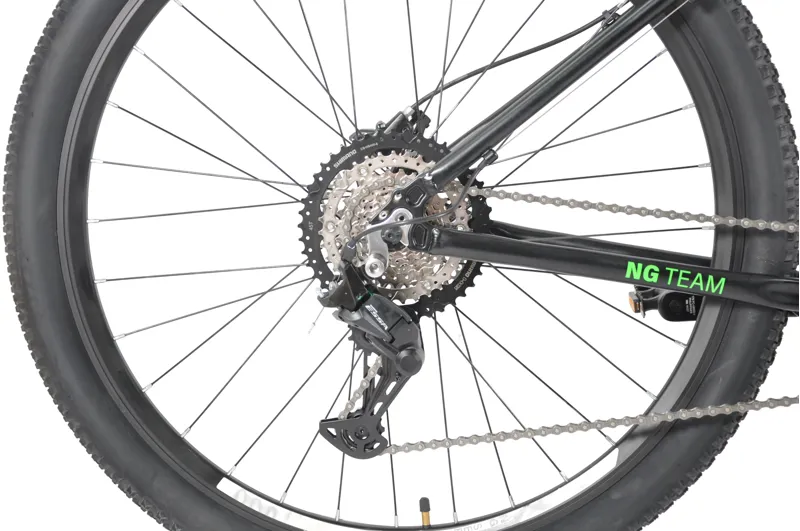 Salcano NG Team 100 1x9 29er Mountain Bike Black/Green-4