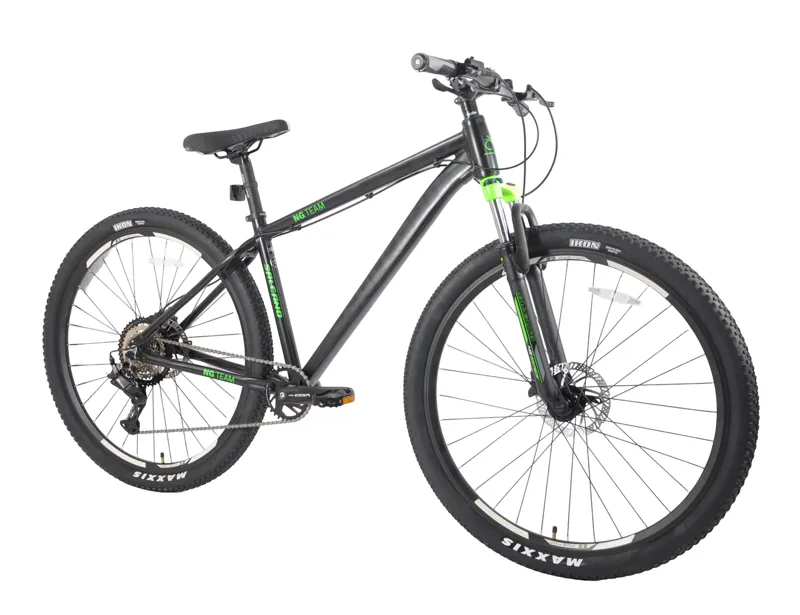 Salcano NG Team 100 1x9 29er Mountain Bike Black/Green-1