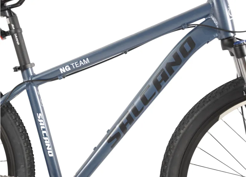 Salcano NG Team 100 1x8 27.5 Mountain Bike Azur Blue/White-2