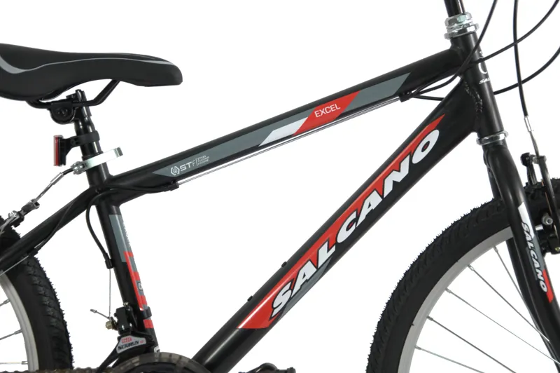 Salcano Excel 24 Inch Wheel Kids Bike Black Red-2