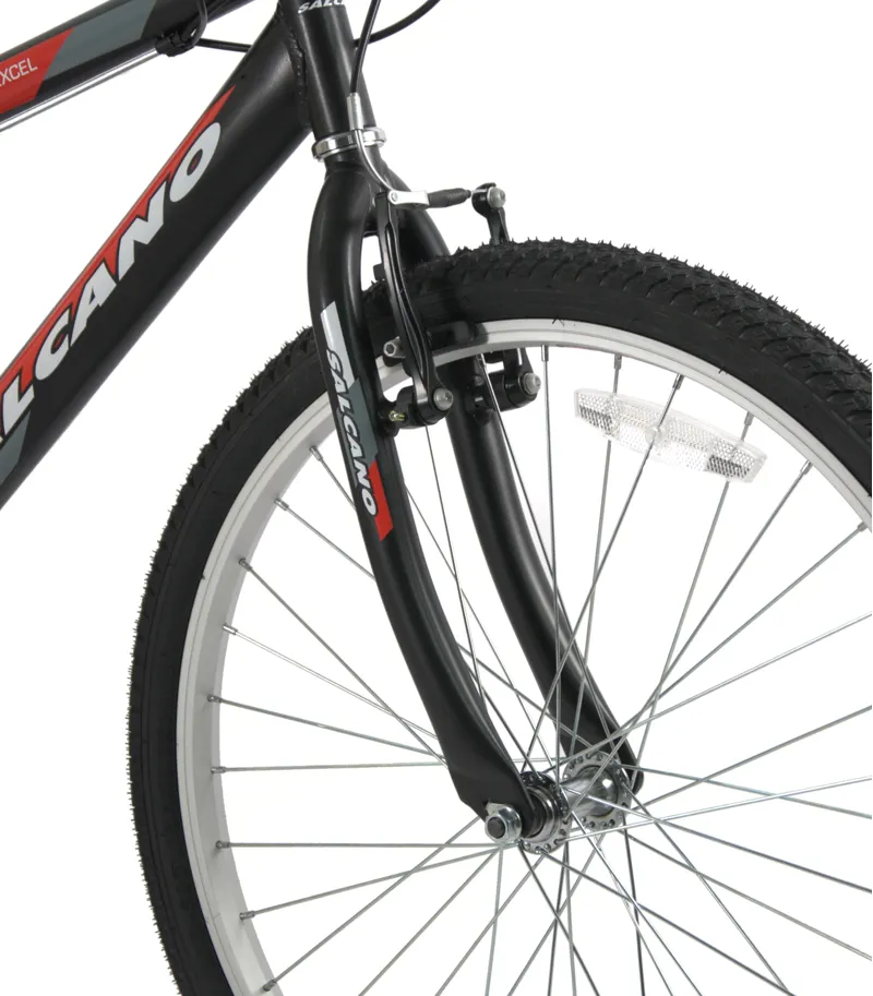Salcano Excel 24 Inch Wheel Kids Bike Black Red-3