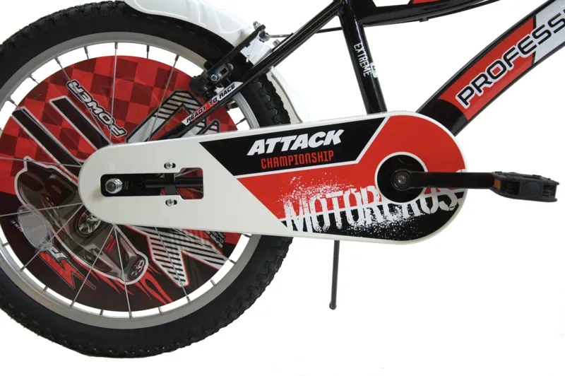 Professional Attack 20 Inch Wheel Kids Bike Black Red-3