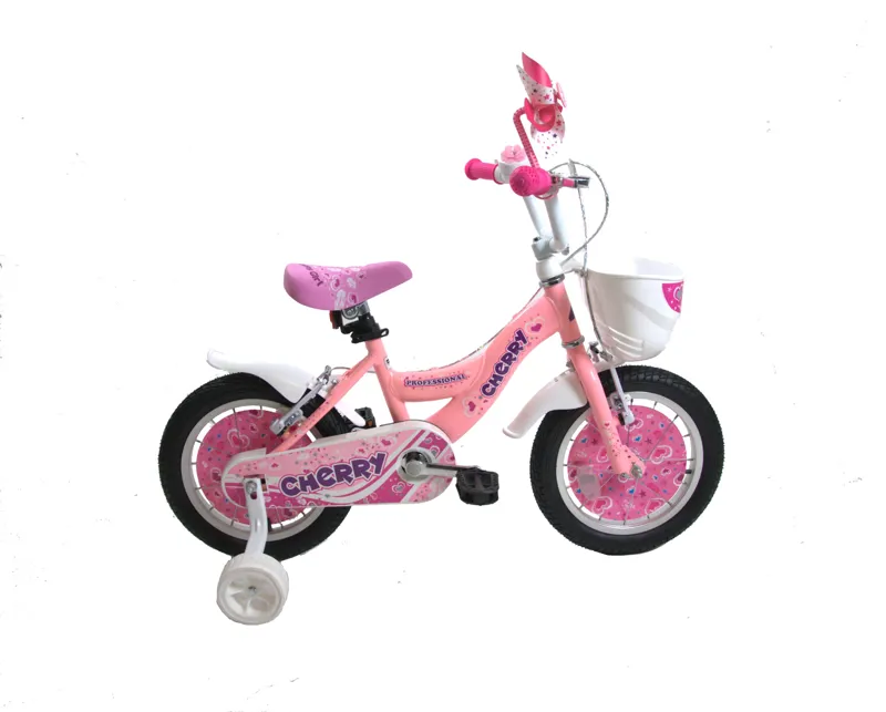 Professional Cherry 14 Inch Wheel Kids Bike Pink-1