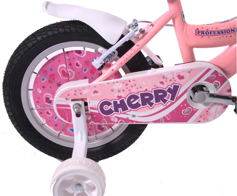 Professional Cherry 14 Inch Wheel Kids Bike Pink-3