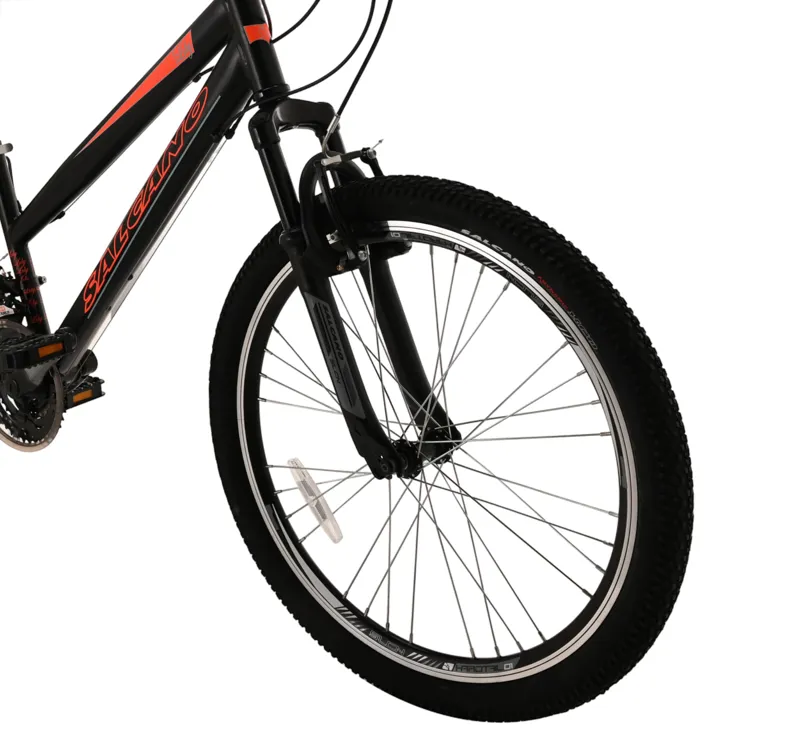 Salcano Lily HT 24 Inch Wheel Kids Bike Black/Orange-3