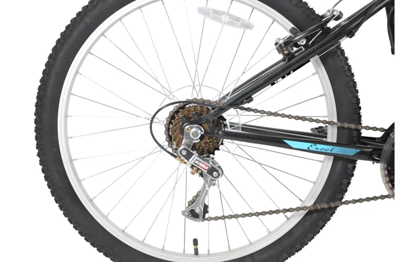 Salcano Excel 24 Inch Wheel Kids Bike Black/Blue-4