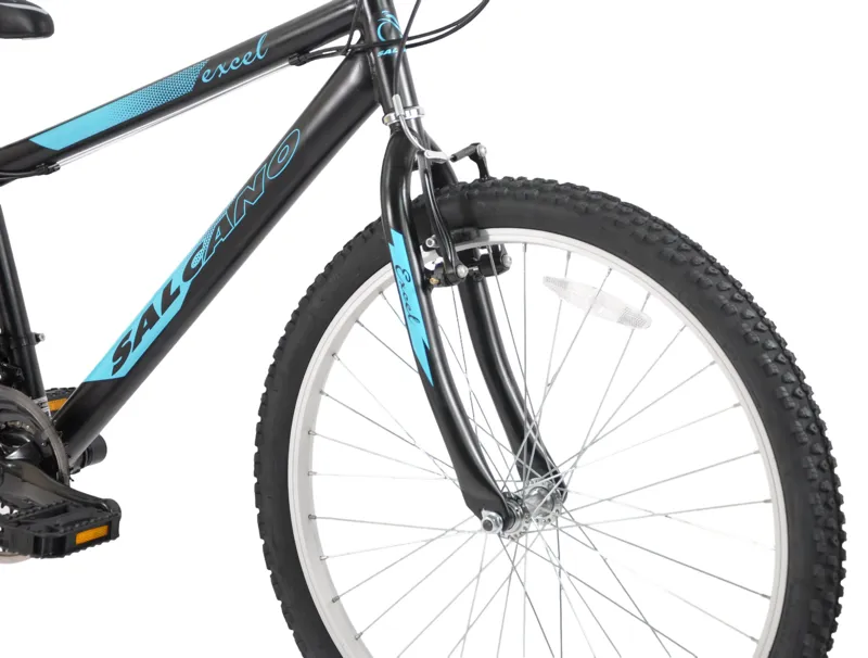 Salcano Excel 24 Inch Wheel Kids Bike Black/Blue-3