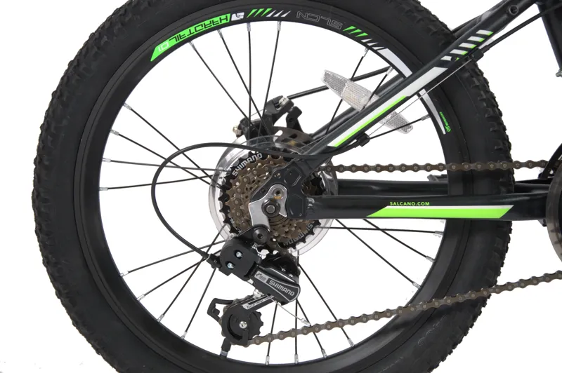 Salcano NG650 20 Inch Wheel Kids Bike Black Green-6