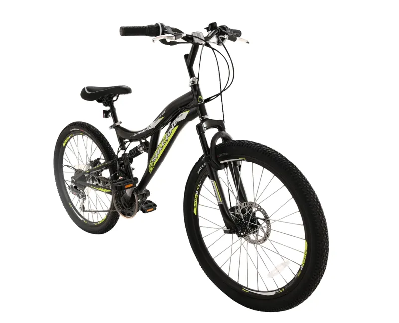 Salcano Hector 24 Inch Wheel Kids Bike Black/Yellow Disc-1