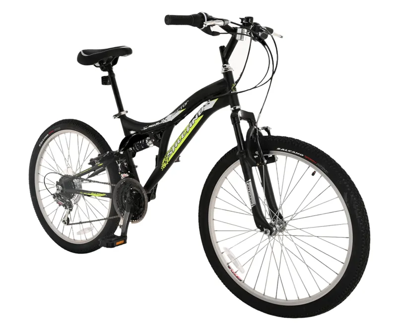 Salcano Hector 24 Inch Wheel Kids Bike Black/Yellow-1