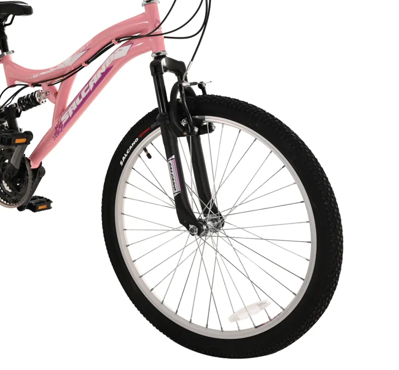 Salcano Helen 24 Inch Wheel Kids Bike Pink/Purple-3